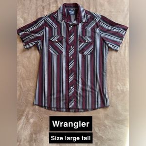 Men’s Wrangler pearl snap